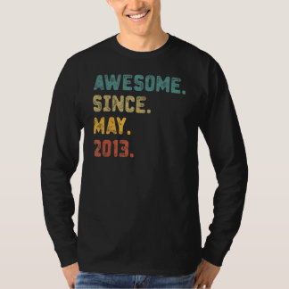 9 jaar Geweldige sinds 9 mei 2013, 9 jaar T-shirt