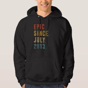 9 jaar oud episch sinds juli 2013 9e verjaardag Vi Hoodie