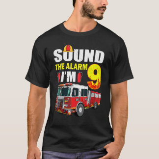 9 jaar oud Het is mijn negende verjaardag padvlind T-shirt