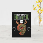 9 jaar oud jagen 9e verjaardag van de Tweede jacht Kaart (Gele Bloem)