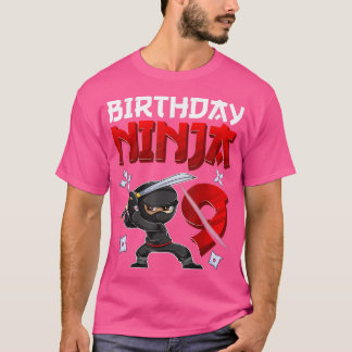 9 jaar oud T-shirt van de jongen van Birthday, Bir