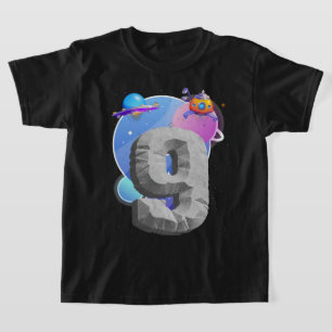 9 Jaar Oud Verjaardag Jongen Gifts Astronaut 9e da T-shirt