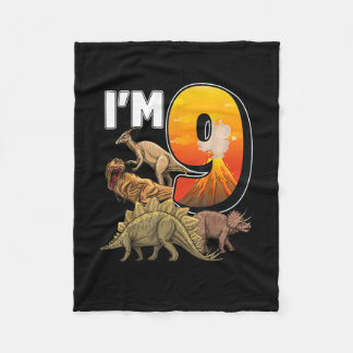 9 jaar oude cadeautjes 9e verjaardag Jongen Rawr I Fleece Deken