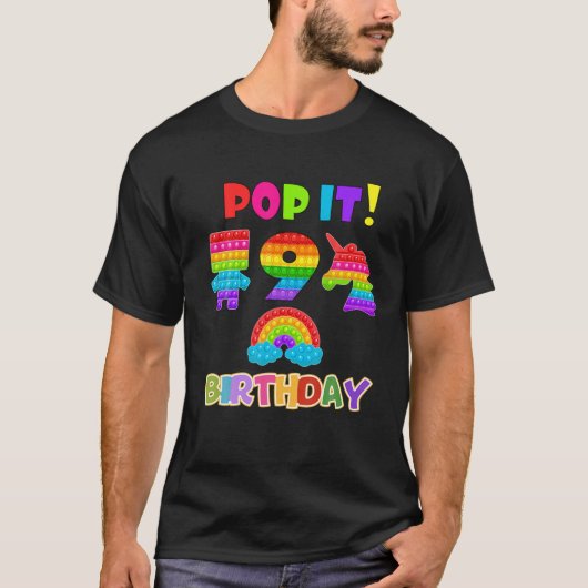 9 jaar oude cadeautjes ter Pop 9 T-shirt (Voorkant)