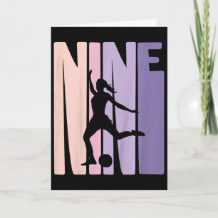 9 Jaar Voetbal Meisjes Cadeau 9e Verjaardag Voetba Kaart