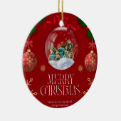 9 kerst keramisch ornament (Rechts)