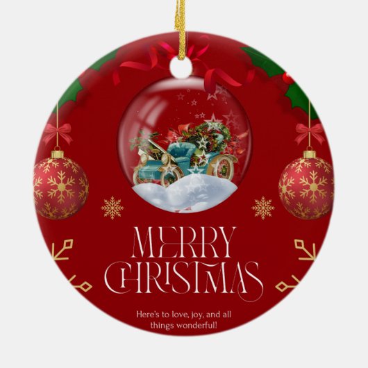 9 kerst keramisch ornament (Achterkant)