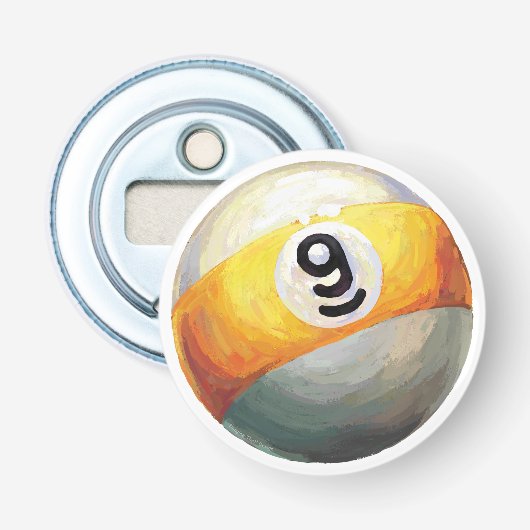 9 kogel button flesopener (Voorkant)