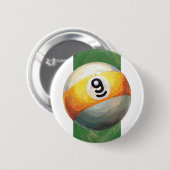 9 kogel ronde button 5,7 cm (Voorkant /achterkant)