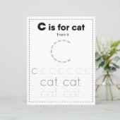 9 Learn To Spell Letter C Teacher Home Schooling (Staand voorkant)