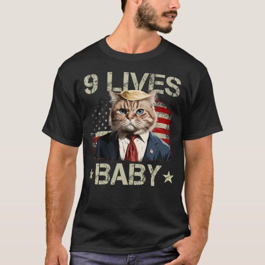 9 Levens Baby T-shirt (Voorkant)