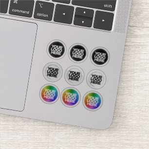 9 Logo Personnalisé Petit Stickers 0,50" - 0,75" C