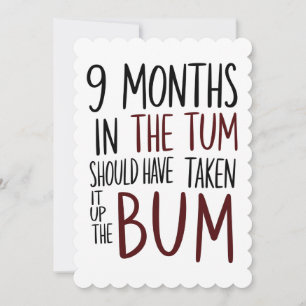 9 maanden in de tumor had het achterwerk grappig m kaart