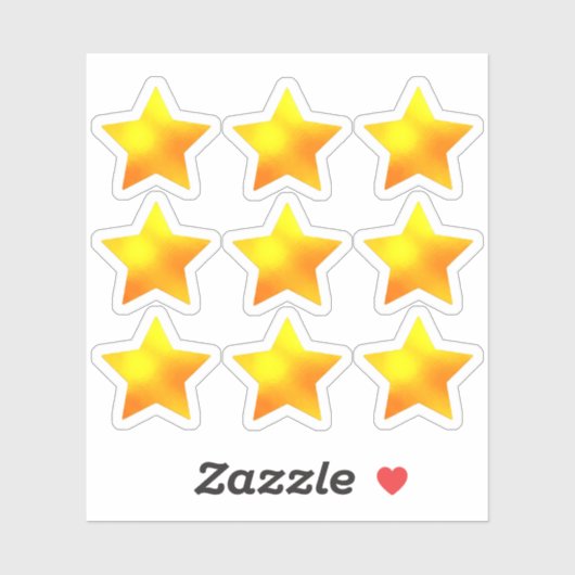 +9 Onderwijzers en Kinderen | Glanzende Gouden Ste Sticker (Vel)