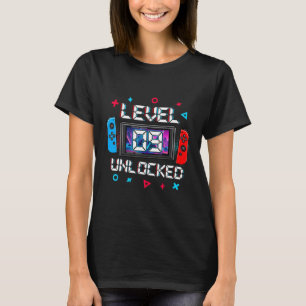 9 Ontgrendelde Gamer 9e Verjaardag Gift Video Game T-shirt