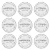 9 Petits Autocollants Transparent faits main pour  (Devant)