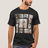 9 Photo Collage Modèle Personnaliser T-Shirt (Devant)