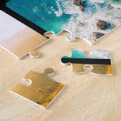 9 Photo Collage Puzzle en cadre noir (Côté)