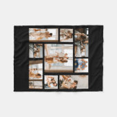 9 Photo Collage Template  Fleece Deken (Voorkant (Horizontaal))