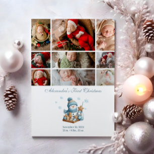 9 Photo Premier Faire-part de naissance de Noël