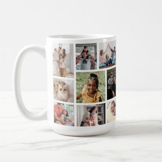 9 photos avec Nom de famille Coffee Mug (Gauche)