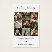 9 Photos Collections Funéraires Cartes de prières  (Devant)