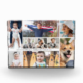 9 Pic Collage Love You Mam Kindernamen Fotoblokken (Voorkant)