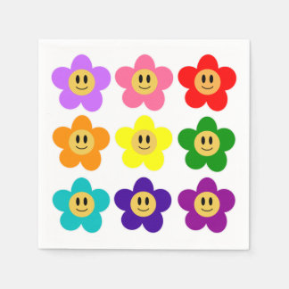 9 Regenboog trots Kleur Bloemen LGBT Servet
