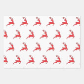 9 Reindeers Wrapper Papier (Devant 3)