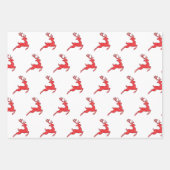 9 Reindeers Wrapper Papier (Devant)