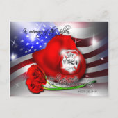 9 septembre/11 carte postale commémorative (Devant)