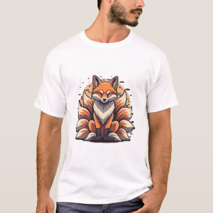 9 staartige vos geest t-shirt