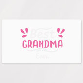 9 stickers grand-père et grand-mère/ Meilleur gran (Design 2)