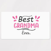 9 stickers grand-père et grand-mère/ Meilleur gran (Design 1)