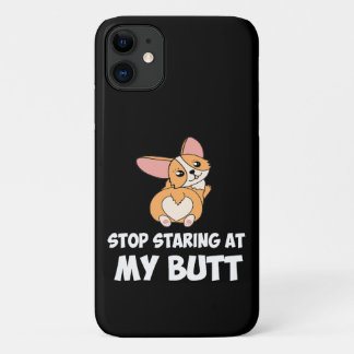 9 Stop met naar mijn kont te staren iPhone 11 Hoesje