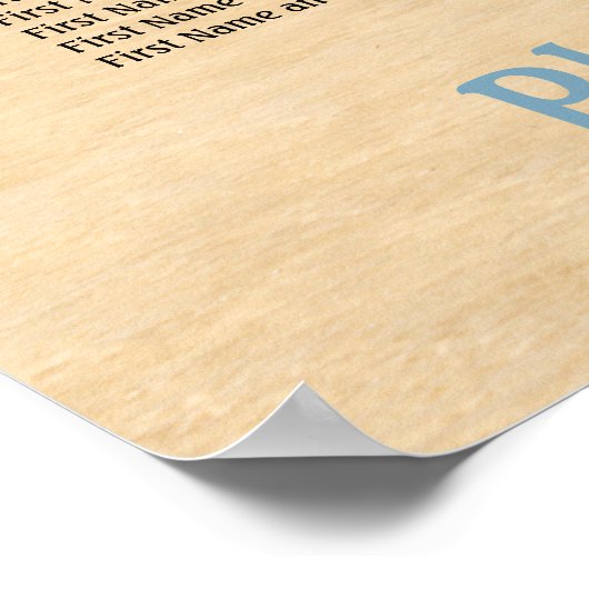 9 Table Plage Plage Tableau des sièges (Coin)