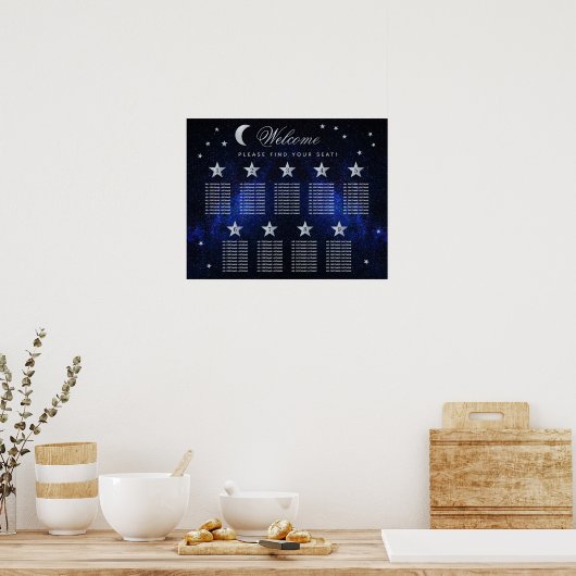 9 Tableau Étoiles Lune Mariage céleste Tableau de  (Cuisine)