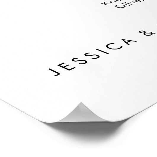 9 Tableaux Nos personnes préférées Plan de tableau (Coin)