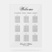 9 Tableaux Simple Transparent Mariage Tableau de s (Recto)