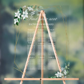 9 Tables Plan Mariage verdoyant (Neutre)