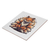 9 Tailed Fox Spirt Tegeltje (Zijkant)