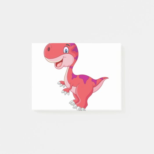 9.Tyrannosaurus Dinosaur Drawing - dinosaur Post-it® Notes (Voorkant)