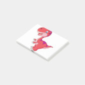 9.Tyrannosaurus Dinosaur Drawing - dinosaur Post-it® Notes (Schuin)