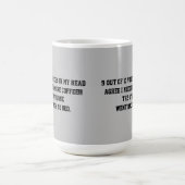 9 voix sur 10 dans ma tête COFFEE MUG (Centre)