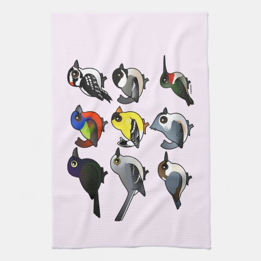 9 Zuid-Oost-Amerikaanse achtertuin Theedoek (Verticaal)