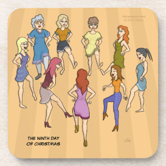 9de Dag het Onderzetter van van Kerstmis (9 Dames