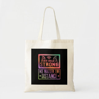 9de graad sterk ongeacht de afstand leraar tote bag