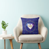 9de Jubileum Lapis Lazuli Hearts Kussen (Stoel)