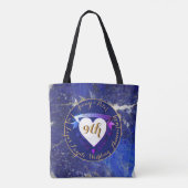 9de Jubileum Lapis Lazuli Kleur Draagtas (Achterkant)