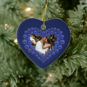 9de Jubileum van het huwelijk Lapis lazuli foto Keramisch Ornament